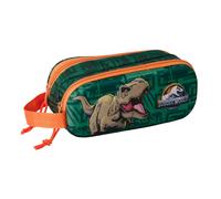 Safta Jurassic World 3D - Portatodo Doble 3D, Estuche Infantil, Estuche Niño, Ideal para Niños en Edad Escolar, Cómodo y Versátil, Calidad y Resistencia, 21x6x8 cm