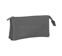 Portatodo Escolar KAPPA Basics Gris, Triple Acordeón