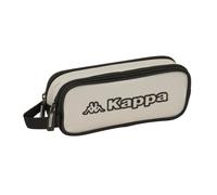 KAPPA GREY - Portatodo Doble Niño, Estuche Infantil, Estuche Niño, Ideal para Niños en Edad Escolar, Cómodo y Versátil, Calidad y Resistencia, 21x6x8 cm