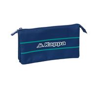 KAPPA MARINO - Portatodo Triple, Estuche Infantil, Estuche Niño, Ideal para Niños en Edad Escolar, Cómodo y Versátil, Calidad y Resistencia, 22x3x12 cm