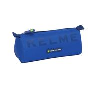 Kelme Blue - Portatodo con Cremallera y Compartimiento, Estuche Infantil, Estuche Niño, Ideal para Niños en Edad Escolar, Cómodo y Versátil, Calidad y Resistencia, 21x7x8 cm