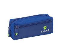 KELME BLUE - Portatodo Triple Pequeño, Estuche Infantil, Estuche Niño, Ideal para Niños en Edad Escolar, Cómodo y Versátil, Calidad y Resistencia, 22x6x8.5 cm