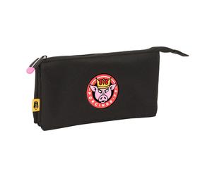 Portatodo Escolar KINGS LEAGUE Porcinos, Triple Acordeón