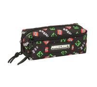 Portatodo Escolar MINECRAFT Boom, Triple Pequeño