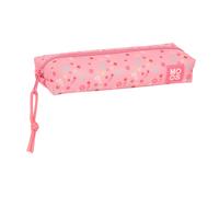 Safta Moos Passion - Portatodo Rectangular Niño, Estuche Infantil, Estuche Niño, Ideal para Niños en Edad Escolar, Cómodo y Versátil, Calidad y Resistencia, 22x7x40 cm