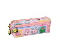 Safta Mr. WONDERFUL COMIC - Portatodo Triple Pequeño, Estuche Infantil, Estuche Niño, Ideal para Niños en Edad Escolar, Cómodo y Versátil, Calidad y Resistencia, 22x6x8.5 cm