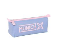 Safta MUNICH MELLOW - Portatodo con cremallera y compartimiento, Estuche Infantil, Estuche Niño, Ideal para Niños en Edad Escolar, Cómodo y Versátil, Calidad y Resistencia, 21x7x8 cm