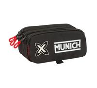 Safta MUNICH VULCAN - Portatodo Triple Big, Estuche Infantil, Estuche Niño, Ideal para Niños en Edad Escolar, Cómodo y Versátil, Calidad y Resistencia, 21.5x8x10 cm