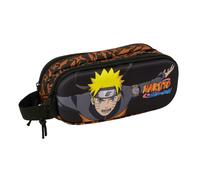 Naruto - portatodo doble 3d, estuche infantil, estuche niño, ideal pa