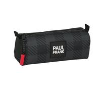 Safta Estuche Infantil PAUL FRANK Campers – con cremallera, 21x7x8 cm, Negro (5-14 años)