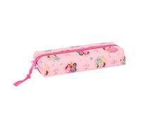 PRINCESAS DISNEY - Portatodo Rectangular Niño, Estuche Infantil, Estuche Niño, Ideal para Niños en Edad Escolar, Cómodo y Versátil, Calidad y Resistencia, 22x7x40 cm