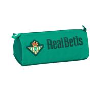 Safta REAL BETIS BALOMPIÉ - Portatodo con cremallera y compartimiento, Estuche Infantil, Estuche Niño, Ideal para Niños en Edad Escolar, Cómodo y Versátil, Calidad y Resistencia, 21x7x8 cm