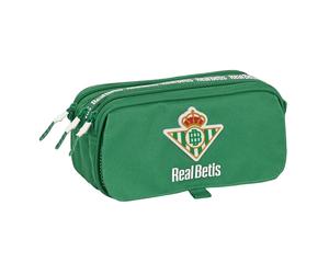 Portatodo Escolar REAL BETIS BALOMPIÉ, Triple Cremallera Grande Adaptable