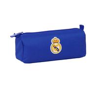 Portatodo Escolar REAL MADRID Blue 2026, Sencillo Cremallera