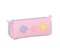 Safta BOUQUET - Portatodo con cremallera y compartimiento, Estuche Infantil, Estuche Niño, Ideal para Niños en Edad Escolar, Cómodo y Versátil, Calidad y Resistencia, 21x7x8 cm