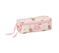 Safta – Portatodo Triple Pequeño Capibara – Estuche infantil 22x6x8.5 cm, cómodo y resistente