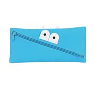 PORTATODO SILICONA SAFTA CARITAS "AZUL CLARO"