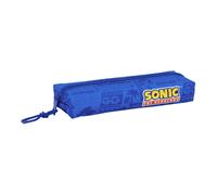 SONIC - Portatodo Rectangular Niño, Estuche Infantil, Estuche Niño, Ideal para Niños en Edad Escolar, Cómodo y Versátil, Calidad y Resistencia, 22x7x40 cm