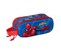 Portatodo Escolar SPIDER-MAN 3D, Doble Cremallera