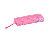 Stitch Chill - Portatodo Rectangular Niño, Estuche Infantil, Estuche Niño, Ideal para Niños en Edad Escolar, Cómodo y Versátil, Calidad y Resistencia, 22x7x40 cm