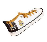 Portatodo Estuche Zapatilla Color Blanco Real Madrid Forever 24x8x8cm Temporada 19/20