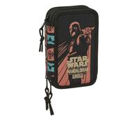 Portatodo Mandalorian & Grogu Star Wars triple 37pzs
