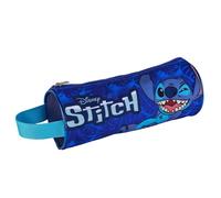 Portatodo Redondo Stitch. Interior Totalmente Forrado Y Personalizado.