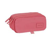 Portatodo Triple Big Safta Basic Rosa 21,5 x 10 x 8 cm.