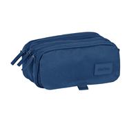 Portatodo triple safta 21,5 x 10 x 8 cm azul marino
