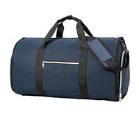 Portatrajes Con Correa Para El Hombro - Bolsas De Viaje De Lona, Bolsas De Lona Plegables De Gran Capacidad | Bolsa De Vuelo Ligera Para Viajes, Avión, Bolso De Nailon Con Cremallera Para Viajes, Blue