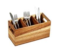 Portautensilios De Cocina En Madera Rústico Extra Grande Para Accesorios De