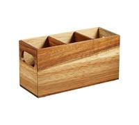 Portautensilios de madera Rústico Extra Grande Para Accesorios De Cocina