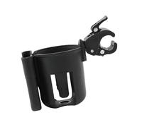 Portavasos 2 en 1 para cochecito y soporte para teléfono móvil, fácil instalación, posicionamiento flexible, fácil de usar, portavasos de plástico para cochecito