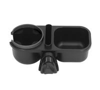 Portavasos 3 en 1 para Cochecito, Bandeja Universal para Refrigerios para Cochecito, Fijación Firme, Evita Resbalones, Fácil Instalación, Gran Espacio para Carrito de Compras