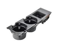 Portavasos Coche Compatible Con Para 323i 2006 Car Center Console Water Cup Holder Beverage Bottle Holder Coin Tray OEM：51168217953(Carbon Set)
