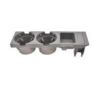 Portavasos Coche Compatible Con Para Serie 3 E46 1998-2006 Car Center Console Water Cup Holder Beverage Bottle Holder Coin Tray OEM：51168217953(Gray Set)