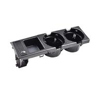 Portavasos Coche Compatible Con Para Serie 3 E46 1998-2006 Coche Negro/Fibra Carbono Consola Central Portavasos Agua Porta Botellas Bebidas Bandeja Para Monedas