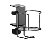 Portavasos con Clip De Sujeción | Sujetador De 2 En 1 Antiderrame con Pinza De Hierro para Hogar | Mesa para Portavasos O Tabla | para Silla Sofá Coche Aula Baño Fiesta Juego