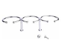 Portavasos de acero inoxidable, portavasos for autocaravanas marinas, portavasos for yates, portavasos multiusos for exteriores, ferretería marina,Resistente a La Corrosión(Three rings)
