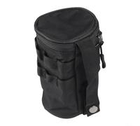 Portavasos de camping | Bolsa de almacenamiento portátil para botellas de agua al aire libre con accesorio para mochila | Tela Oxford 600D resistente a la abrasión para senderismo, viajes, pesca |
