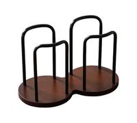 Portavasos De Cocina: Estante Para Varillas Antideslizante, Organizador De Botellas Y Tazas, Solución De Almacenamiento De Estante De Pared Resistente Que Ahorra Espacio | Mantiene El Mostrador