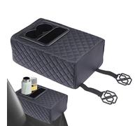 Portavasos de Consola | Portavasos Trasero Universal - Cojín para reposabrazos | para Desplazamientos Diarios, Viajes por Carretera, Trayectos Largos, Escapadas Familiares, Snack, SUV
