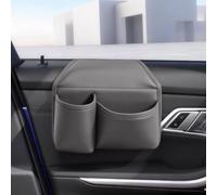 Portavasos de cuero para puerta de coche para ventana, organizador de boca | Organizador universal de cuero para bebidas y teléfono, bolsillo de almacenamiento para puerta de coche, anticaída