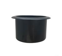Portavasos de plástico negro, para sofá seccional, RV, barco, sofá reclinable y mesa de póquer, entrada interior de 11 x 9 x 7 cm