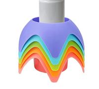 Portavasos De Playa,Organizadores Apilables AntiCinco Colores para Uso Exterior - Soporte para Vasos Playa - Uso En Camping, Picnic, Lago, Césped, Verano, Piscina Y Motocicleta
