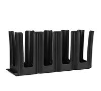 Portavasos, Dispensador de Vasos, Organizador de Vasos de Papel para Llevar, Portavasos para Mostrador de Bar, Portavasos de Exhibición Desechable (Portavasos Recto de Cuatro Compartimentos)