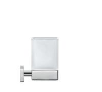 Portavasos Duravit Karree incl. cristal, mate, cromo, 0099511000