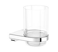 Portavasos KEUCO COLLECTION MOLL, cromado, cristal auténtico, 12750019000