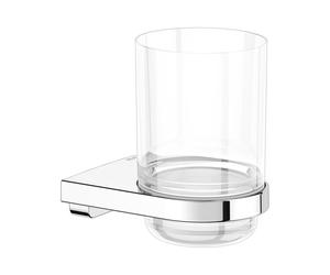 Portavasos KEUCO COLLECTION MOLL, cromado, cristal auténtico, 12750019000