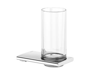 Portavasos KEUCO EDITION 400, cristal auténtico, 11550019000, Color: Cromado